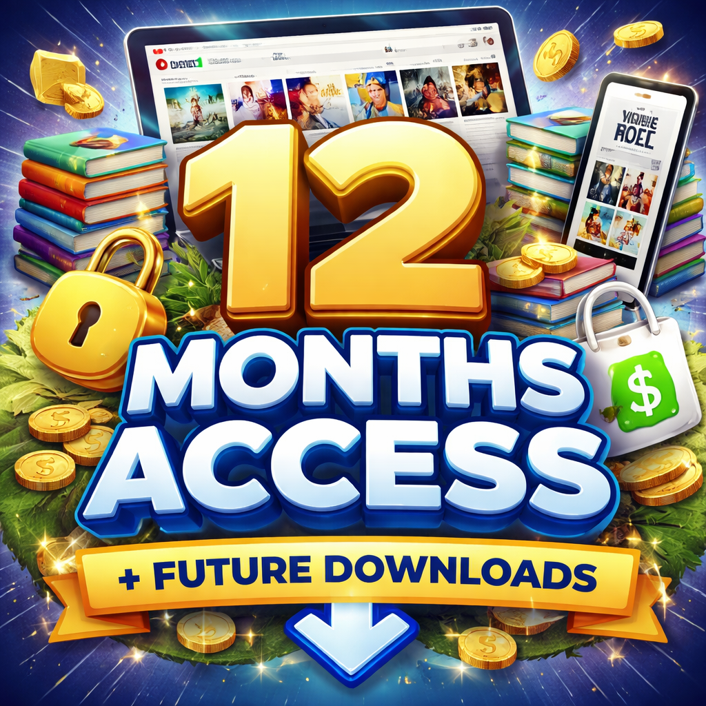12 Months Access Premium VIP Unlimited Plan